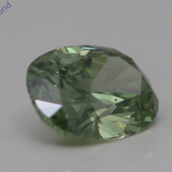 Oval Loose Diamond (0.55 Ct Green(Irradiated) Vs2 ) C49003009 - Picture 4 of 5